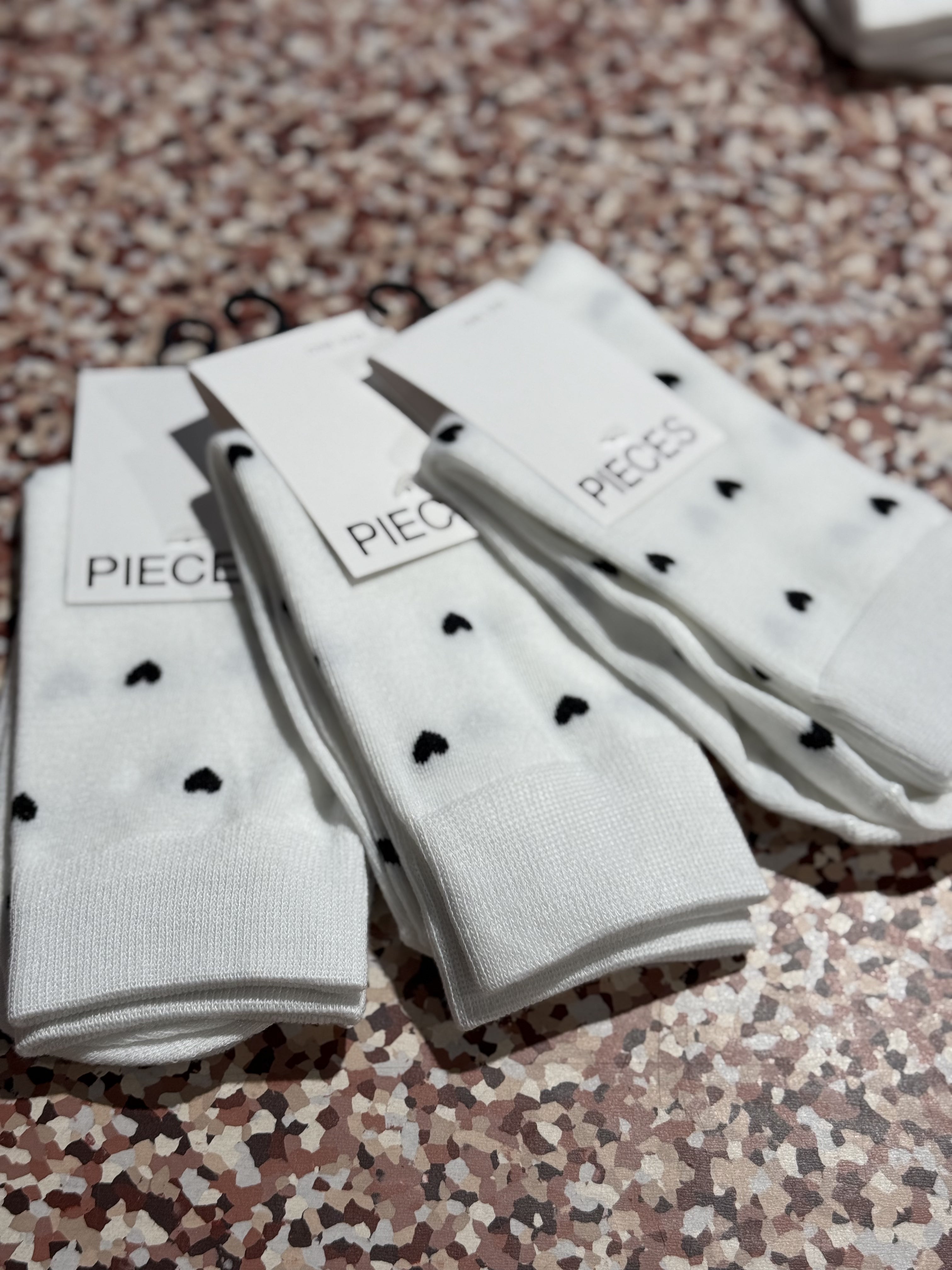 PCHEART Socks - Bright White